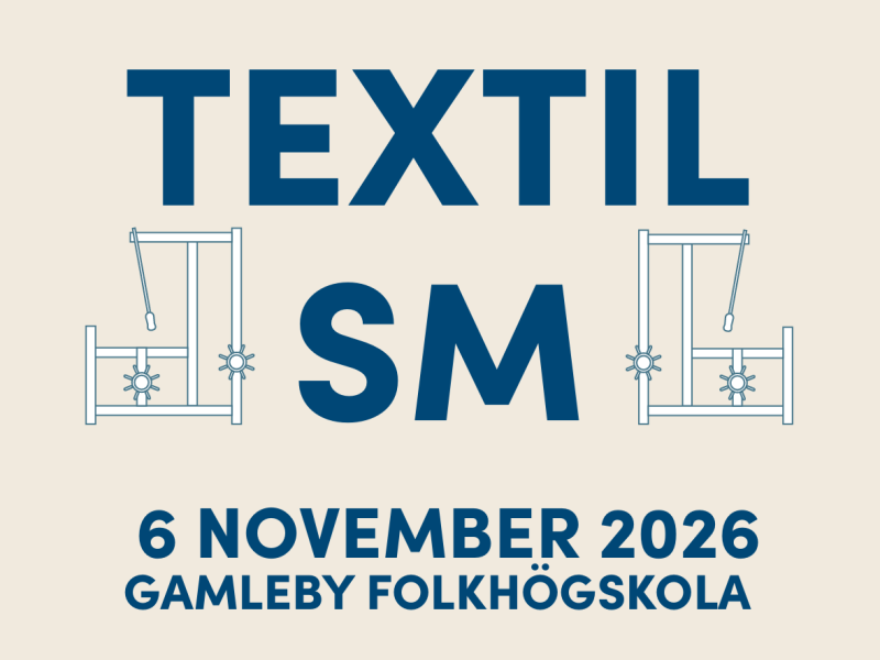 Textilt SM och föreläsning av Birgitta Helmersson