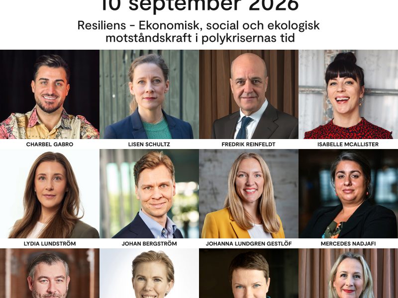10 sept -A Sustainable Tomorrow – en förmiddag om framtiden 
